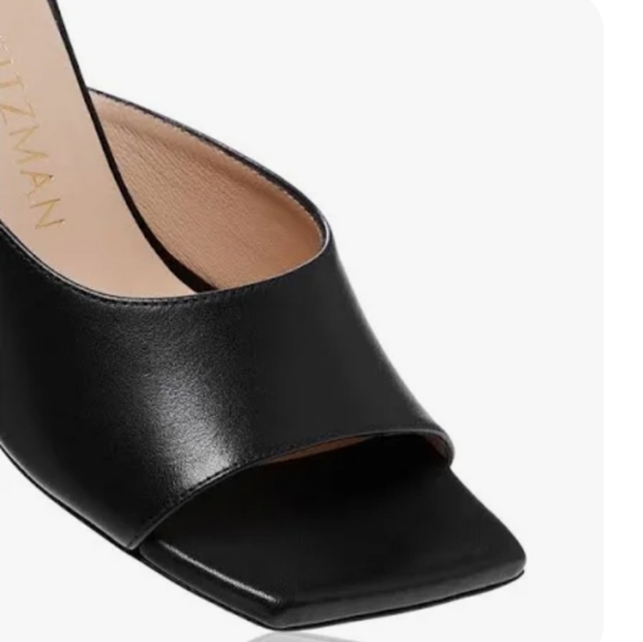 Stuart Weitzman Tia 75 Slide Sandal Black 9 - Picture 5 of 9